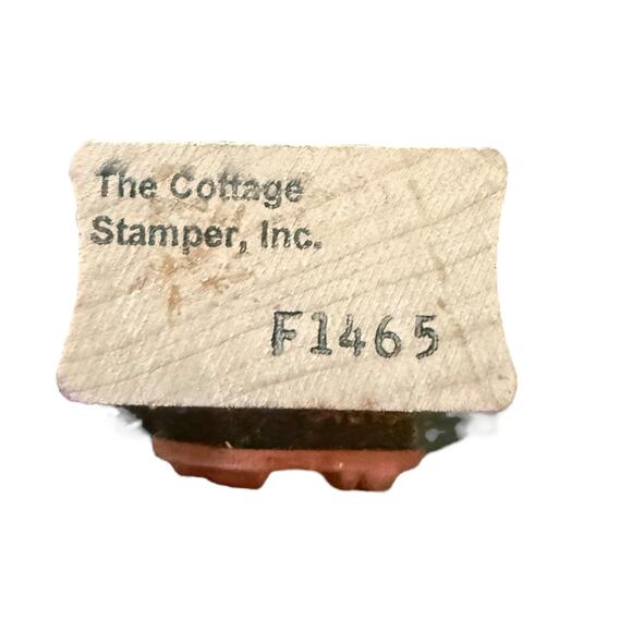 The Cottage Stamper Wish You Love And Chicken Soup F1465 Rubber Stamp - Picture 2 of 3